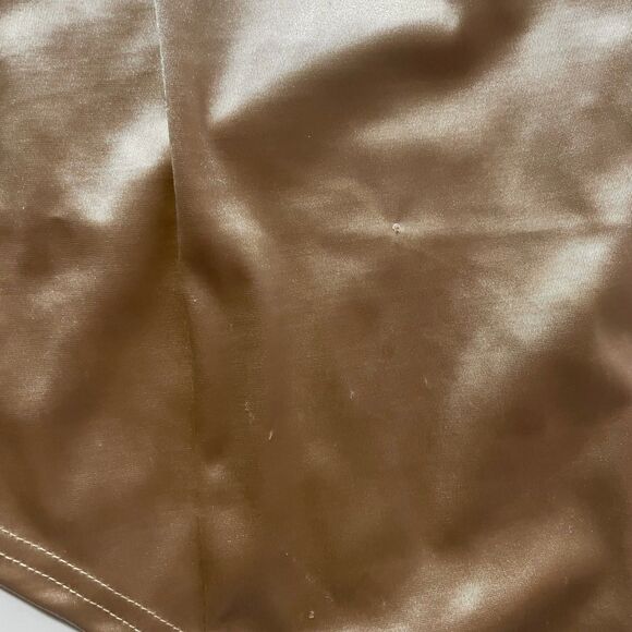 Better Be Champagne Gold Asymmetrical Bodycon Dress Size M - Picture 6 of 12